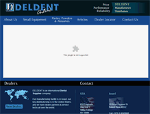 Tablet Screenshot of deldent.com